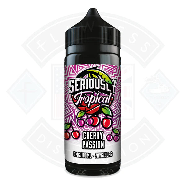 Buy Doozy Vape Seriously Tropical - Cherry Passion 0mg 100ml Shortfill