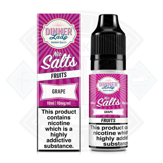 Buy Dinner Lady Nic Salt - Fruits - Grape 10ml