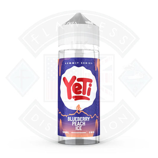 Buy Yeti Summit Series - Blueberry Peach Ice 0mg 0mg 100ml Shortfill