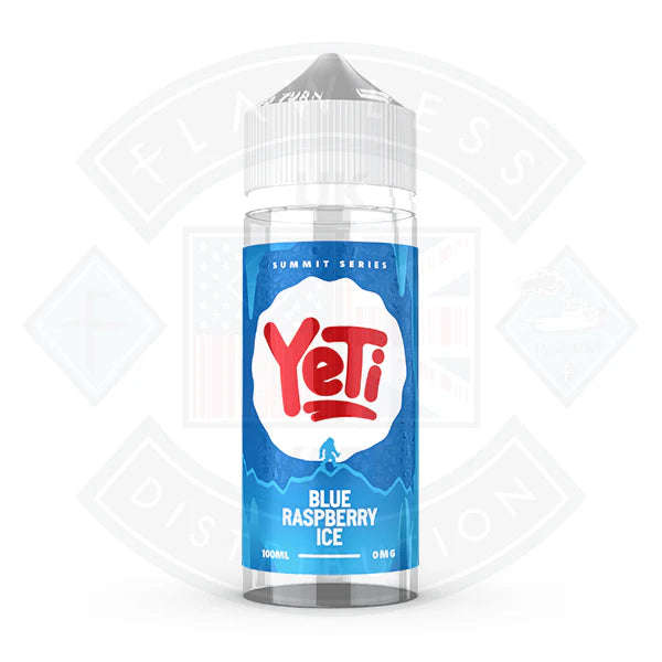Buy Yeti Summit Series - Blue Raspberry Ice 0mg0mg 100ml Shortfill