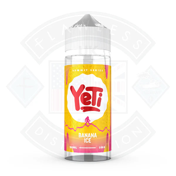Buy Yeti Summit Series - Banana Ice 0mg 100ml Shortfill