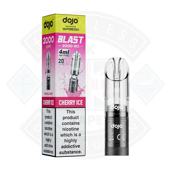 Buy Vaporesso DOJO BLAST 2000 GO Transparent POD (20mg）