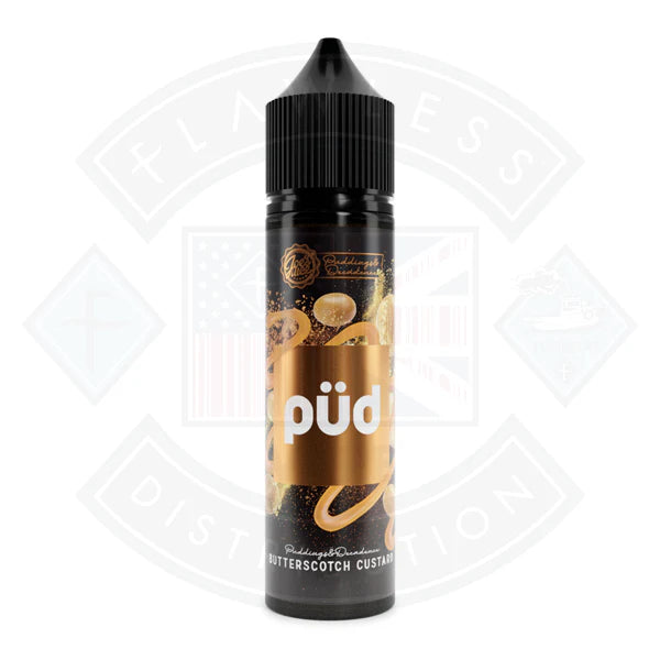 Buy PUD Pudding & Decadence Butterscotch Custard 0mg 50ml Shortfill E-Liquid