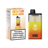 Buy Aura Bar Twist 40k Prefilled Pod Vape Pack of 5 Sour Pineapple Rocky Candy Orange