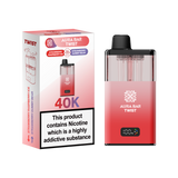 Buy Aura Bar Twist 40k Prefilled Pod Vape Pack of 5 Strawberry Raspberry Ice Strawberry Gummy Bear