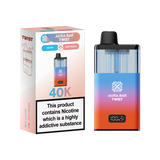 Buy Aura Bar Twist 40k Prefilled Pod Vape Pack of 5 Ice Pop Juicy Peach