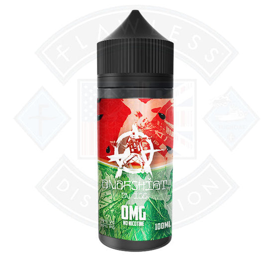 Buy Anarchist Watermelon on Ice 0mg 100ml Shortfill