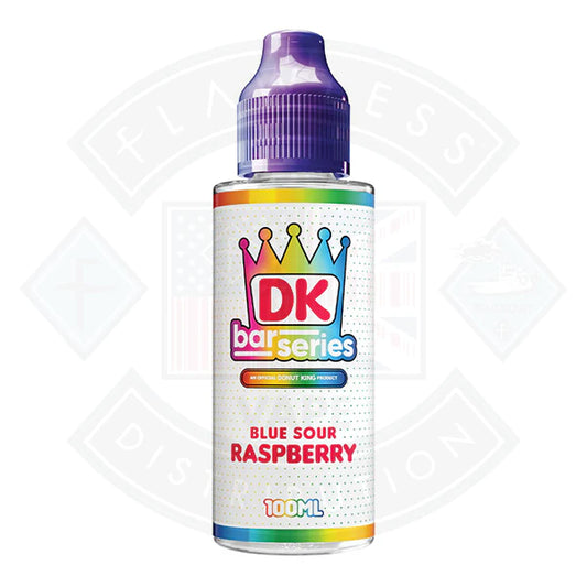 Buy Donut King Bar Series - Blue Sour Raspberry 0mg 100ml Shortfill