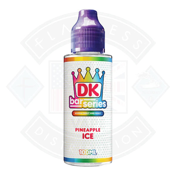 Buy Donut King Bar Series - Pineapple Ice 0mg 100ml Shortfill