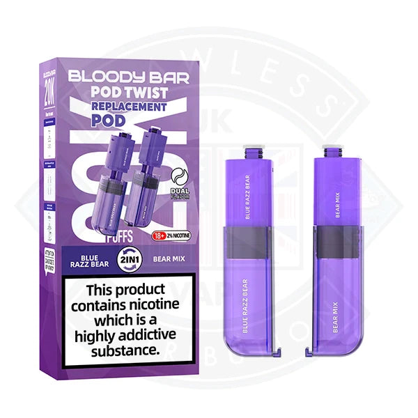 Buy Bloody Bar Pod Twist 20K Prefilled Pods + Refill Containers