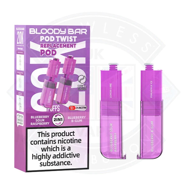 Buy Bloody Bar Pod Twist 20K Prefilled Pods + Refill Containers