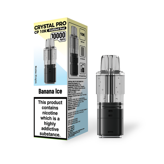 Buy Crystal Pro CP 10k Replacement Pods Box of 5 Banana Ice