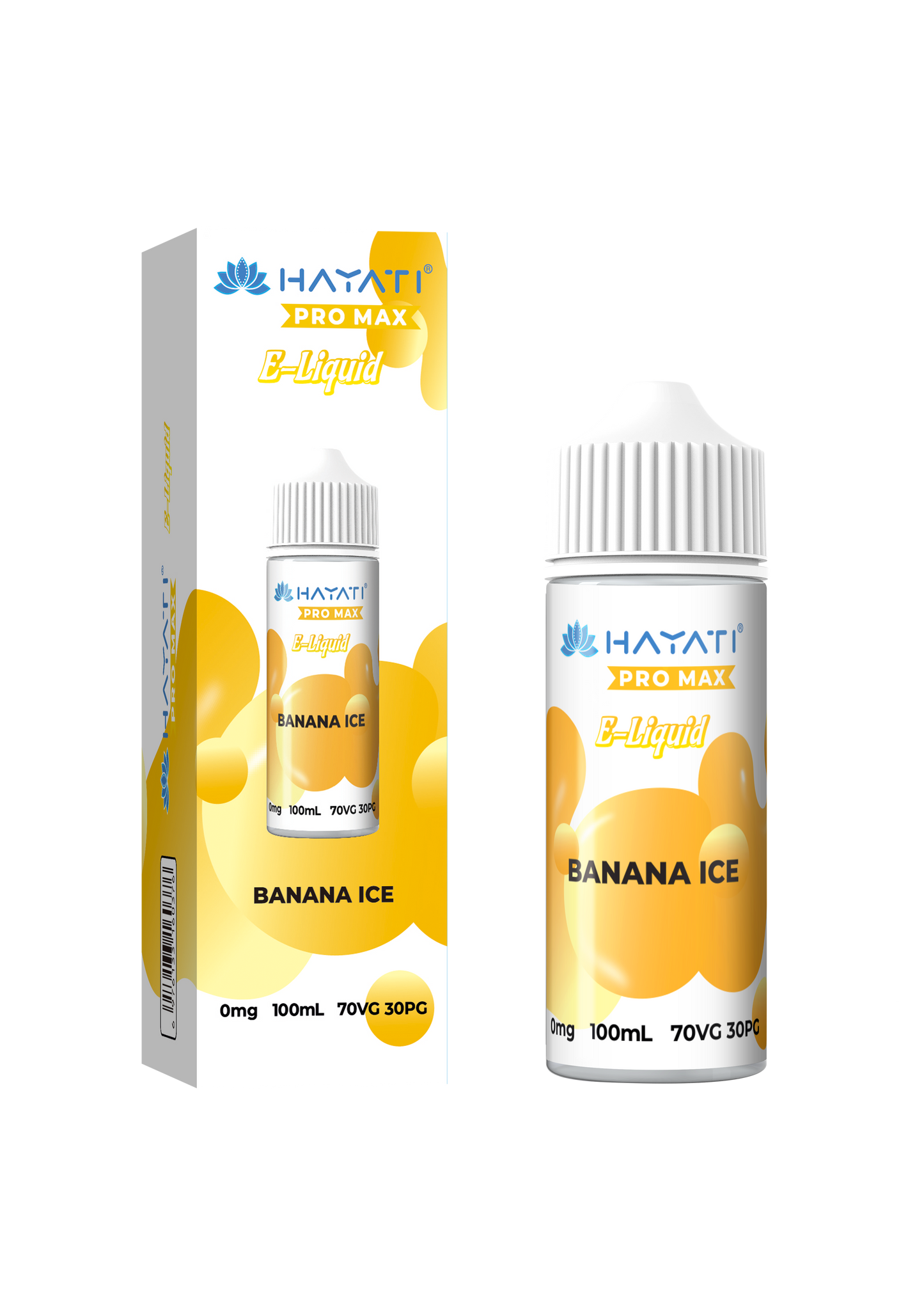 Buy Hayati Pro Max E-liquid 100ml Vape Juice Banana Ice