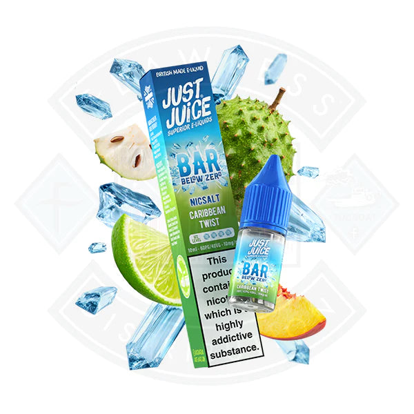 Buy Just Juice BAR Below Zero (10mg) Nic Salt 10ml