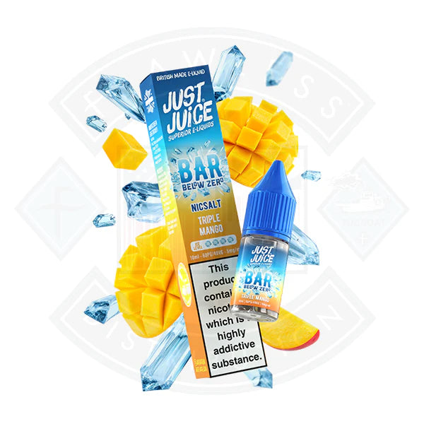 Buy Just Juice BAR Below Zero (5mg) Nic Salt 10ml
