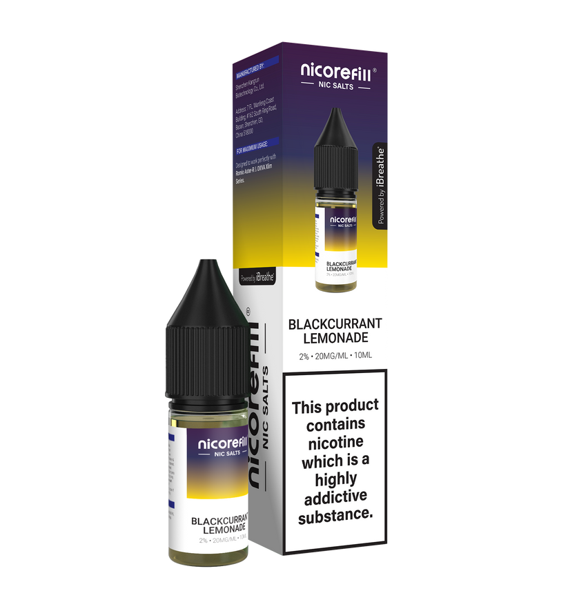 Nicorefill Nic Salt 10ml E-Liquid Box of 10
