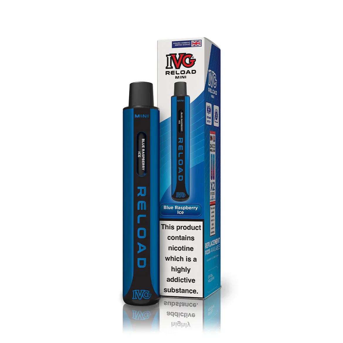 IVG Reload Mini Pod Vape Kit Box Of 10