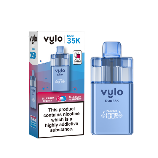 Buy Vylo Duo 35k Prefilled Pod Kit Box of 5 Blue Razz Cherry Blue Sour Raspberry