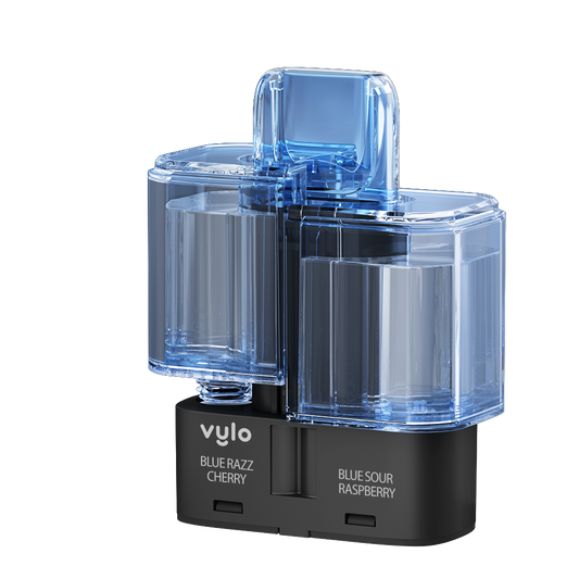 Buy Vylo Duo 35k Prefilled Pods Box of 5 Blue Razz Cherry Blue Sour Raspberry