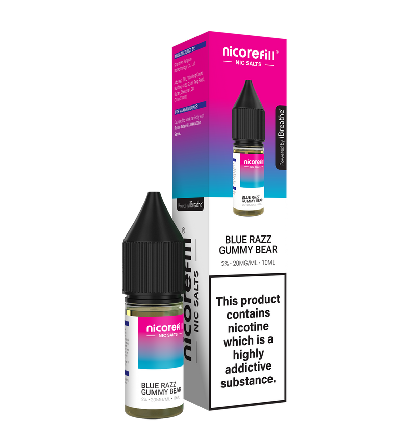 Nicorefill Nic Salt 10ml E-Liquid Box of 10