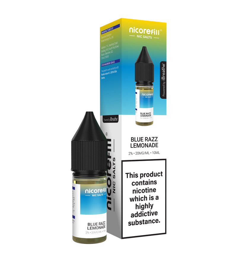 Nicorefill Nic Salt 10ml E-Liquid Box of 10