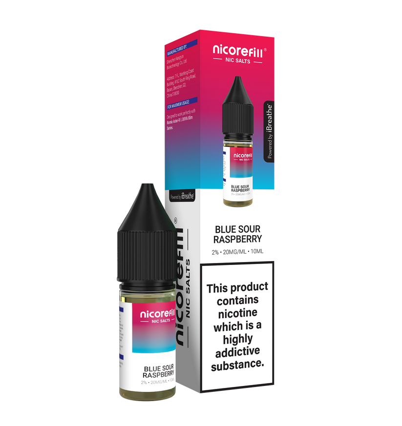 Nicorefill Nic Salt 10ml E-Liquid Box of 10