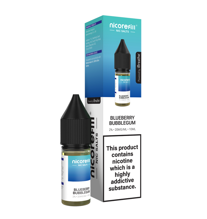 Nicorefill Nic Salt 10ml E-Liquid Box of 10