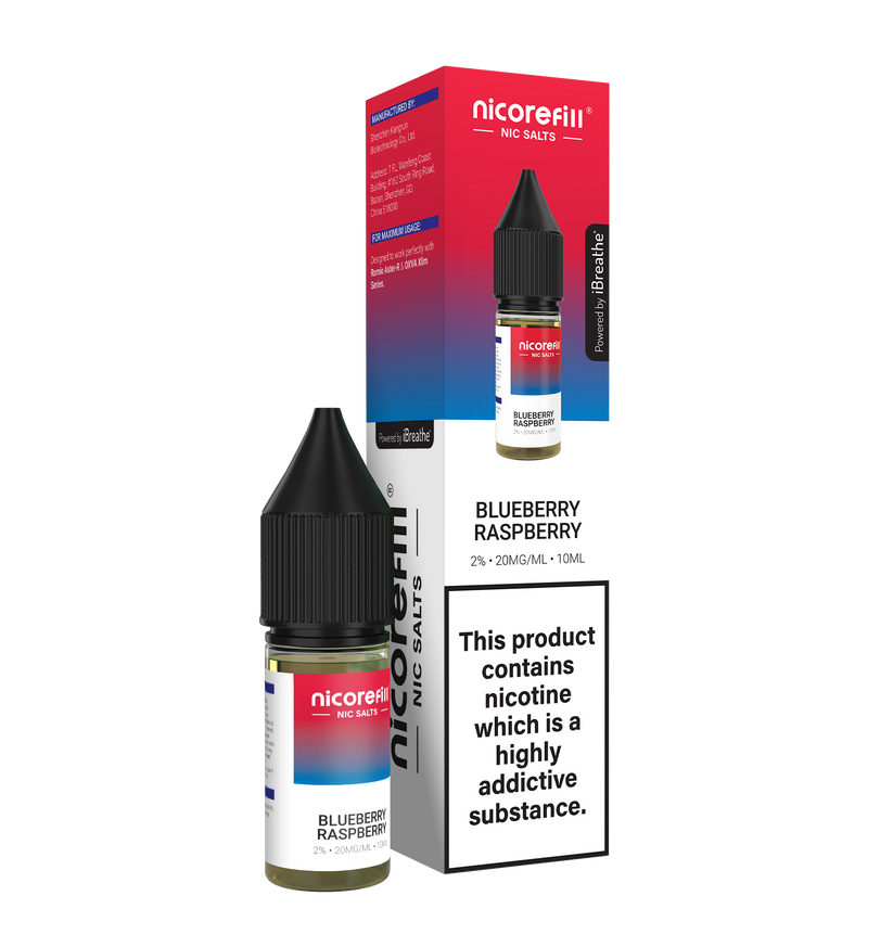 Nicorefill Nic Salt 10ml E-Liquid Box of 10