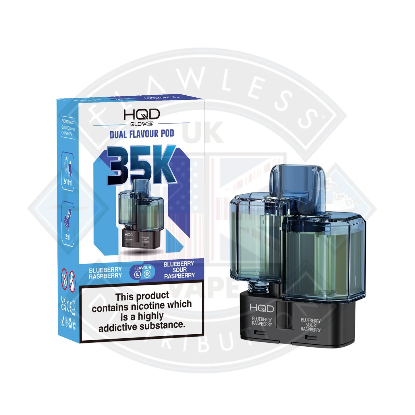 Buy HQD Glow Air 35K Refill Pods