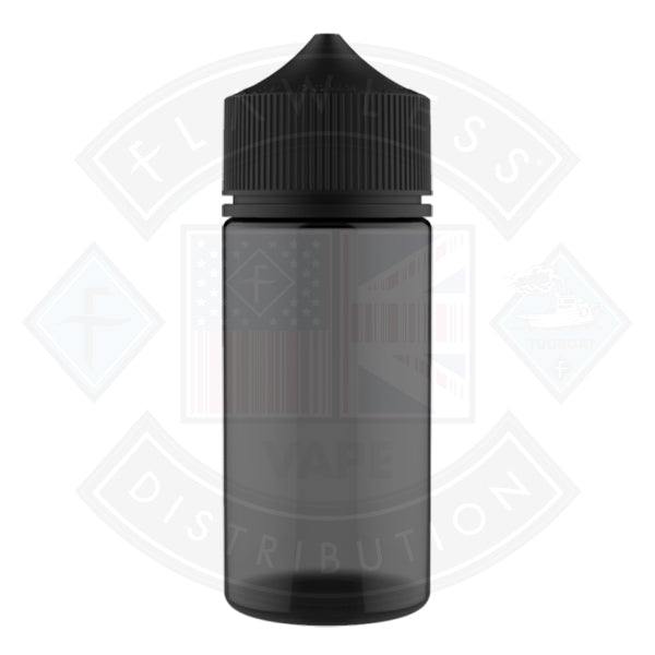 Buy Chubby Gorilla 100ml Black Transparent V3 Bottle with Black Cap - (SOLD IN BOXES - 400 BOTTLES PER BOX)