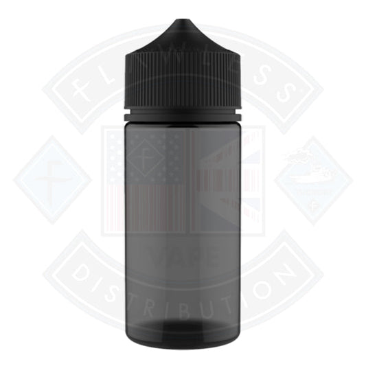 Buy Chubby Gorilla 100ml Black Transparent V3 Bottle with Black Cap - (SOLD IN BOXES - 400 BOTTLES PER BOX)