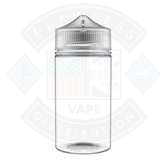 Chubby Gorilla 200ml Clear Transparent V3 Bottle with Clear Cap - (SOLD IN BOXES - 300 BOTTLES PER BOX)