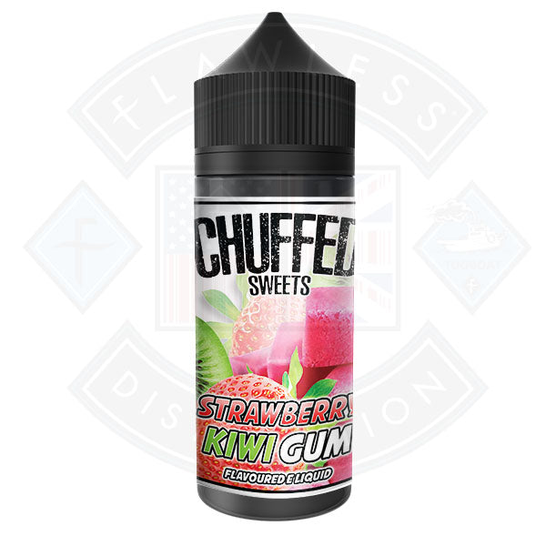 Buy Chuffed Sweets - Strawberry Kiwi Gum 0mg 100ml Shortfill E-Liquid