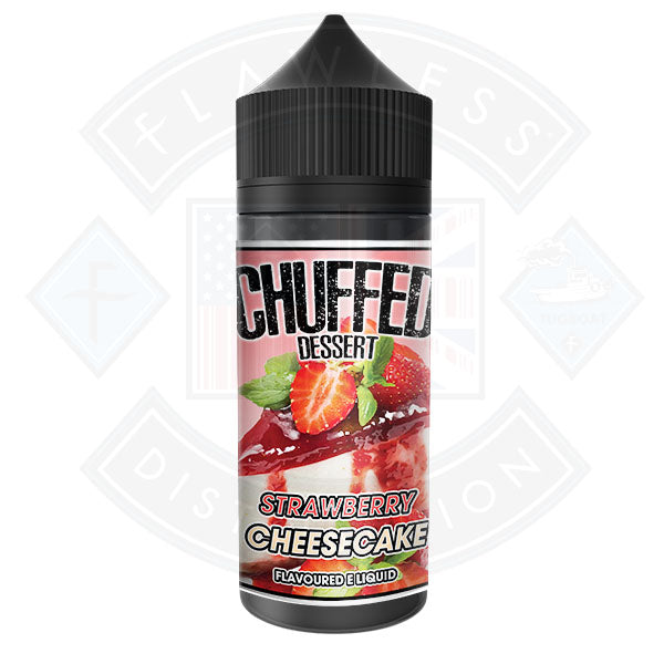 Buy Chuffed Dessert - Strawberry Cheesecake 0mg 100ml Shortfill E-Liquid
