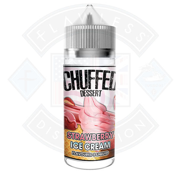 Buy Chuffed Dessert - Strawberry Ice Cream 0mg 100ml Shortfill E-Liquid