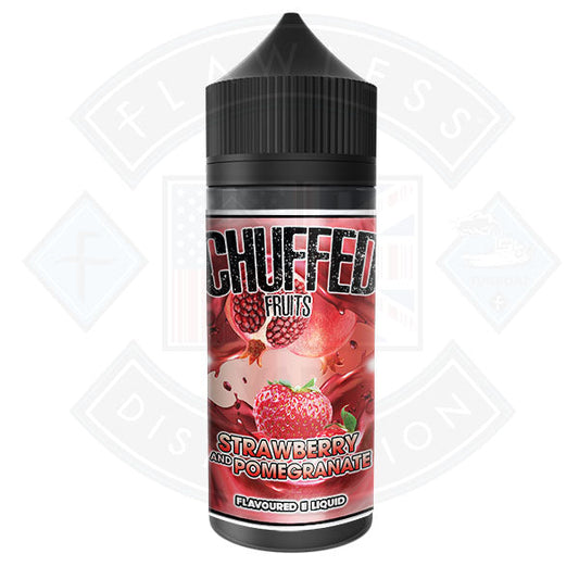 Buy Chuffed Fruits - Strawberry & Pomegranate 0mg 100ml Shortfill E-Liquid