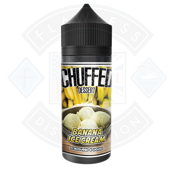 Buy Chuffed Dessert - Banana Ice Cream 0mg 100ml Shortfill E-Liquid