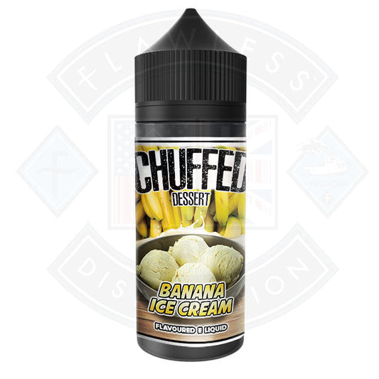 Buy Chuffed Dessert - Banana Ice Cream 0mg 100ml Shortfill E-Liquid