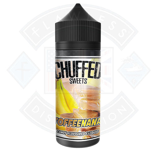 Buy Chuffed Sweets - Toffeenana 0mg 100ml Shortfill E-Liquid