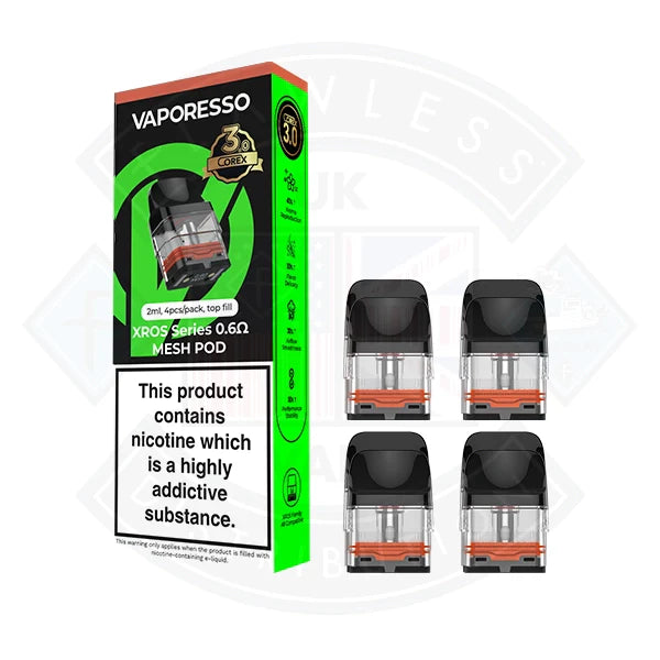 Buy Vaporesso XROS series Corex 3.0 pods tech version 4pcs/pack