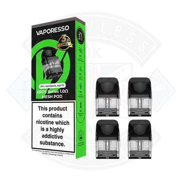 Buy Vaporesso XROS series Corex 3.0 pods tech version 4pcs/pack