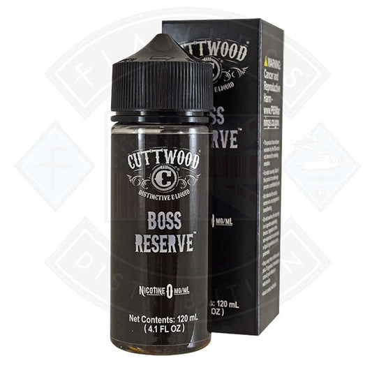 Buy Cuttwood Classic- Boss Reserve 0mg 100ml Shortfill