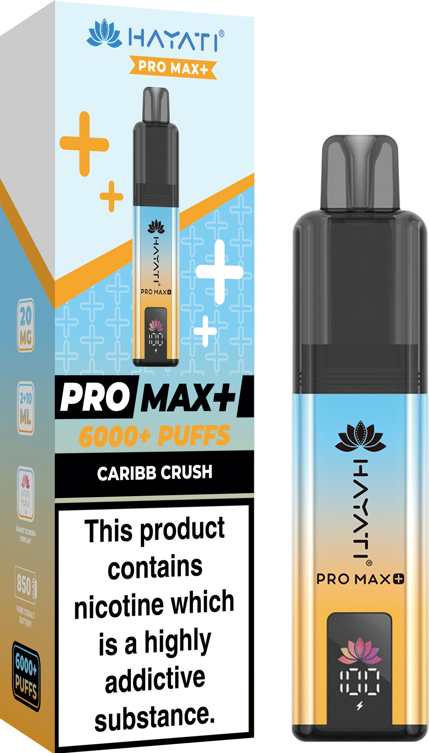Hayati Pro Max Plus 6000 Prefilled Vape Box of 5