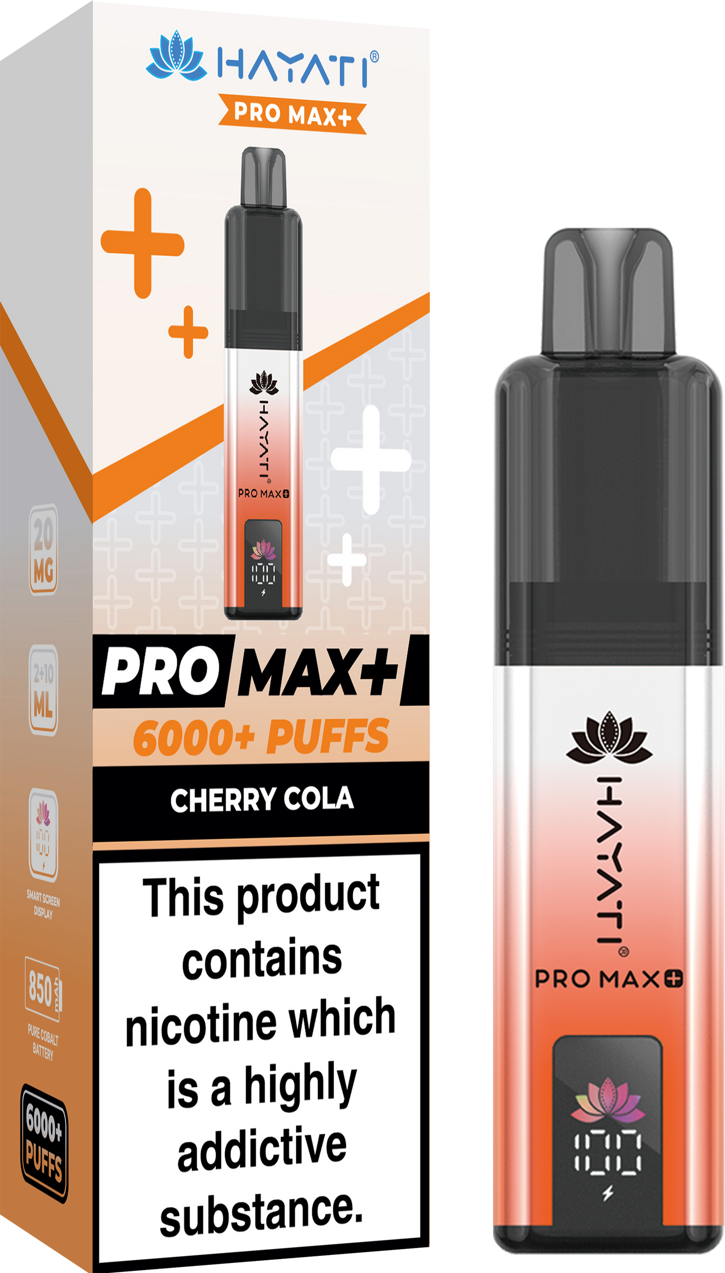 Hayati Pro Max Plus 6000 Prefilled Vape Box of 5