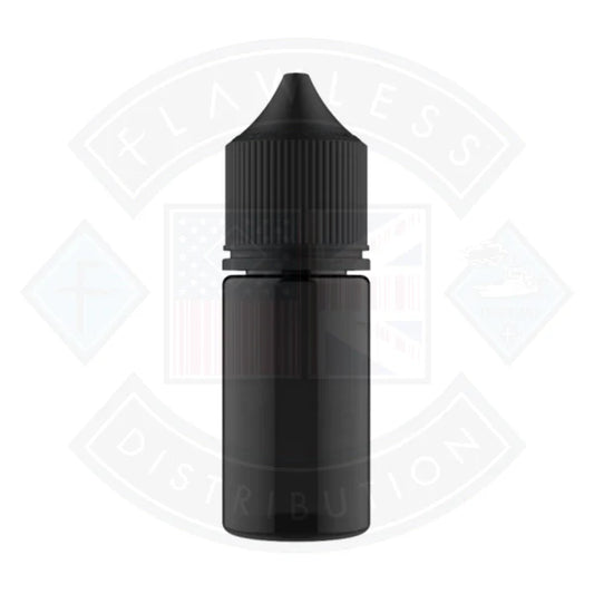 Buy Chubby Gorilla 30ml Stubby Black Transparent Bottle with Black Top - (SOLD IN BOXES - 1000 BOTTLES PER BOX)