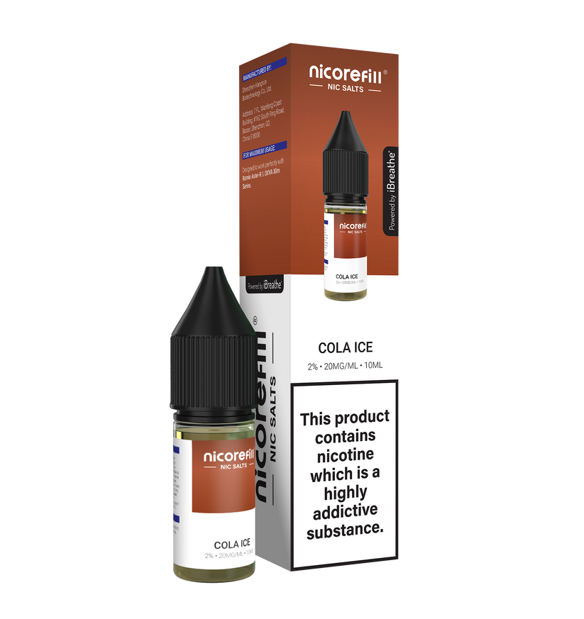 Nicorefill Nic Salt 10ml E-Liquid Box of 10