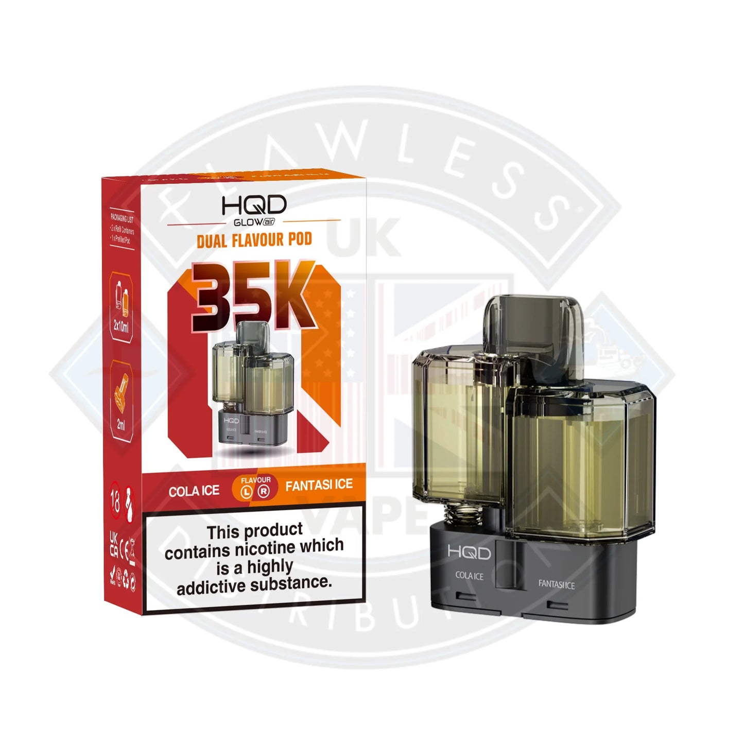 Buy HQD Glow Air 35K Refill Pods