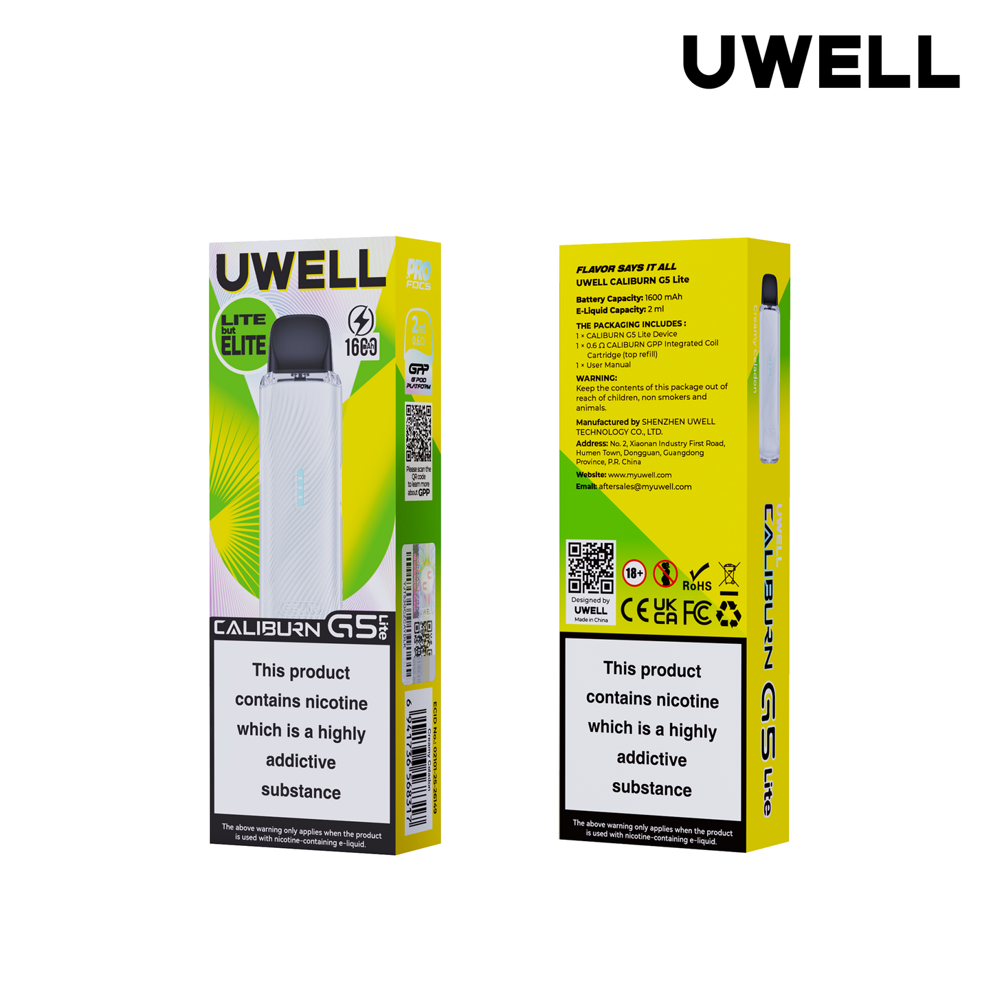 Buy Uwell Caliburn G5 Lite Vape Kit