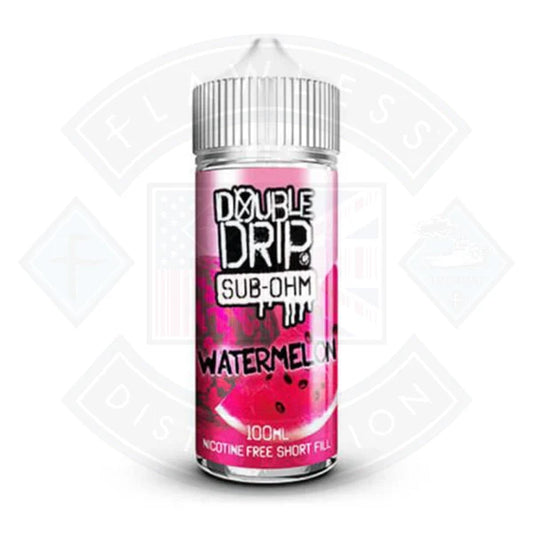 Buy Double Drip Watermelon 0mg 100ml Shortfill
