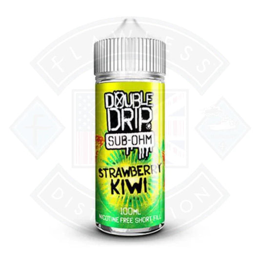 Buy Double Drip Strawberry Kiwi 0mg 100ml Shortfill
